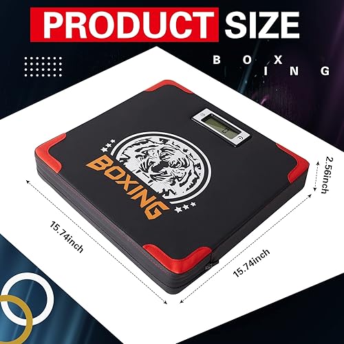 Hoteam Krafttester, Schlagkraftsensor, verstellbare Höhe, Box-Trainingsgerät, Wandmontage, Boxer, Boxer, Boxsack, Maschine für Erwachsene und Kinder (klassisch)