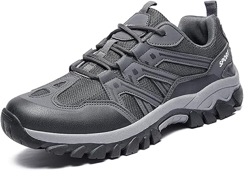 WOWEI Wanderstiefel Wanderschuhe Herren Damen wasserdichte Outdoorschuhe rutschfeste Kletterschuhe Leicht Atmungsaktiv Trekking Hiking Schuhe Wanderhalbschuhe