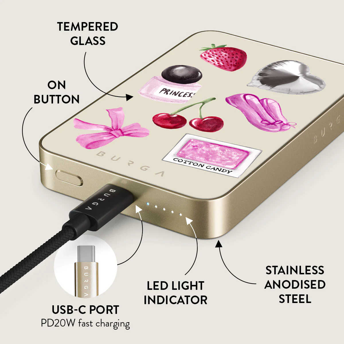 Baby Girl - Magnetic Power Bank