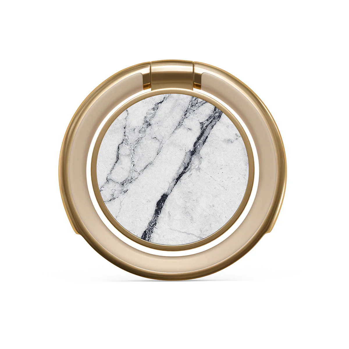 Satin White - Marble Adhesive Ring Holder