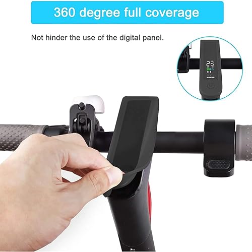 JTKREW Regenabdeckung und Silikonhülle für LED-Anzeige des Scooter Dashboards - Zubehör für Xiaomi/M365/Pro Elektroroller