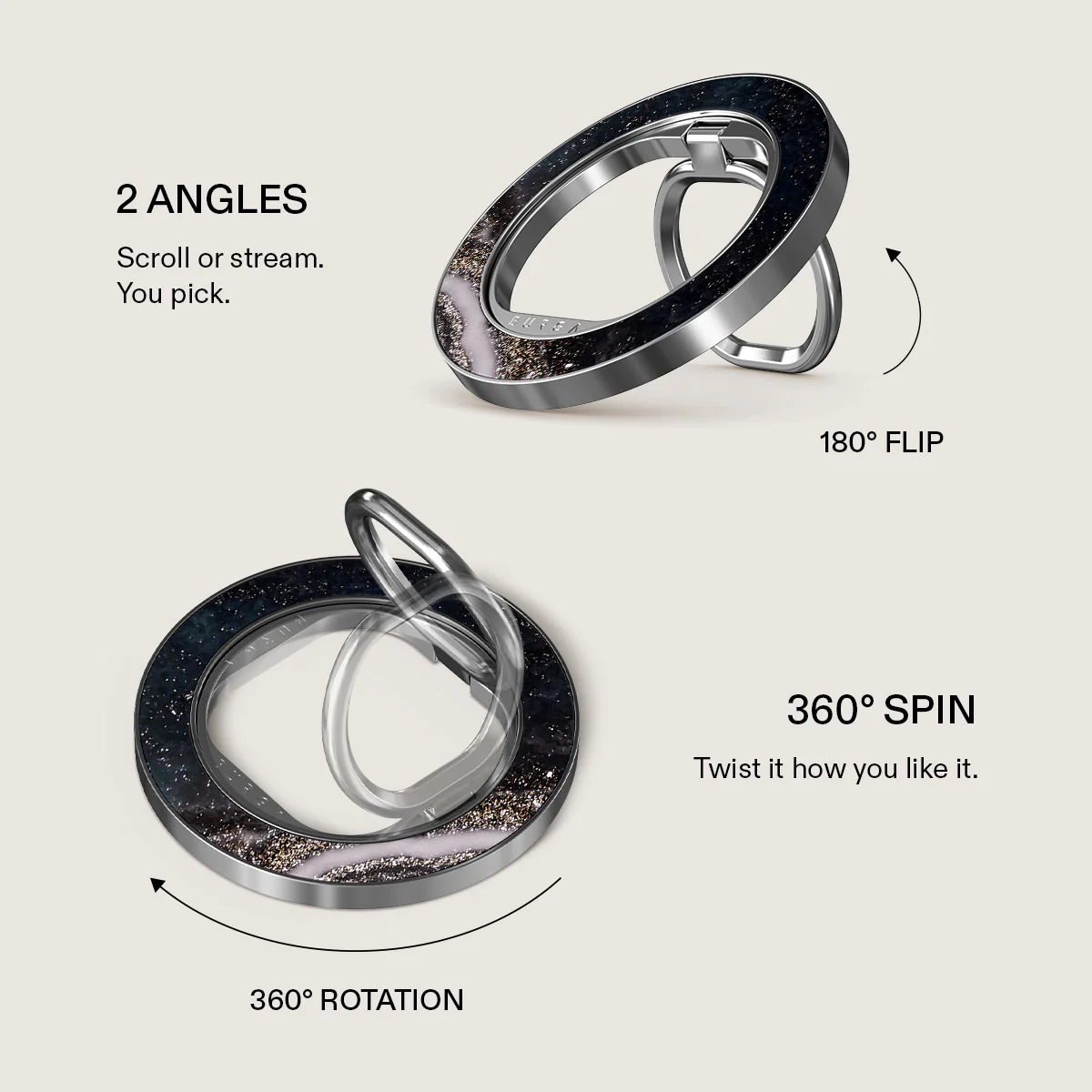 Magic Night - Beautiful Magnetic Ring Holder