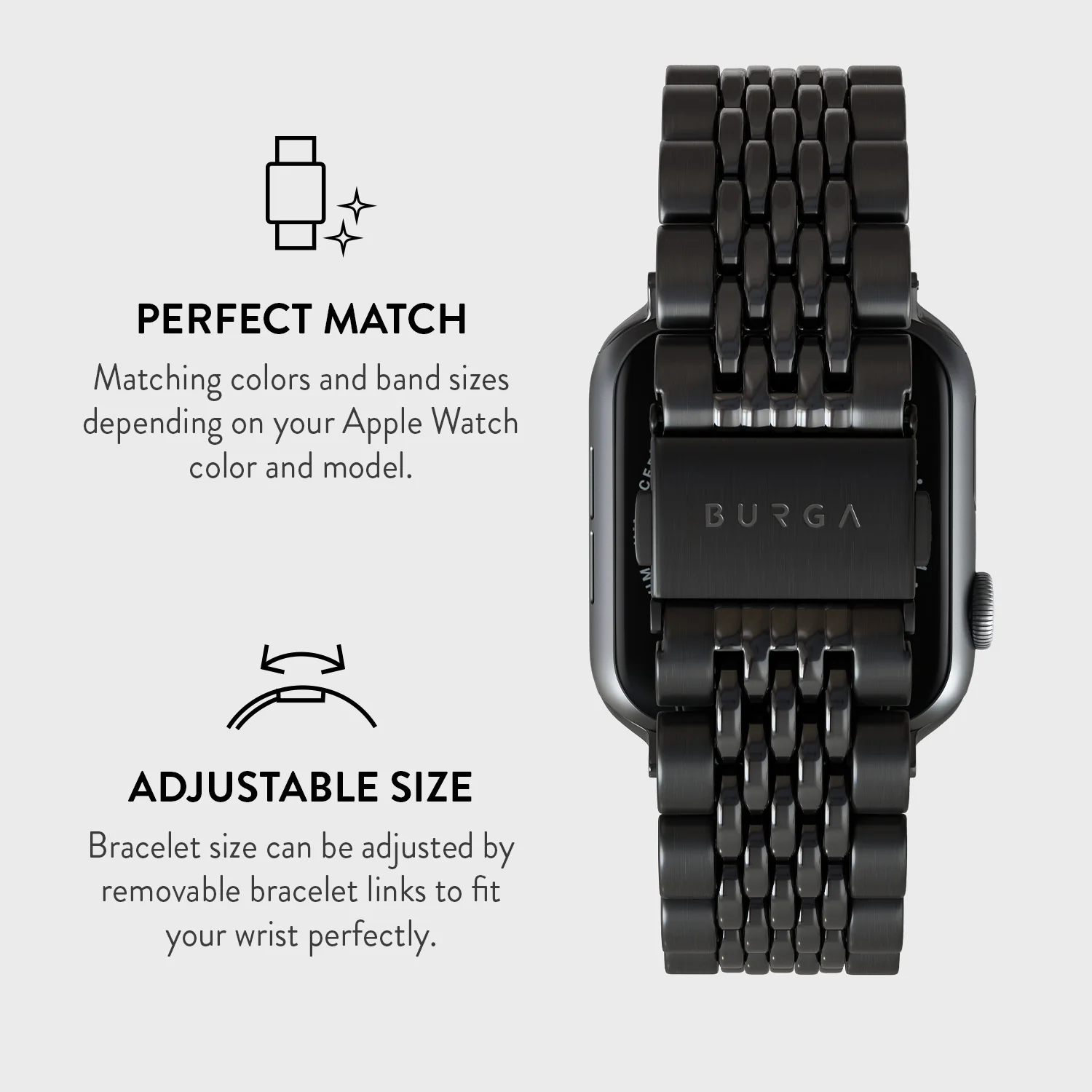 Apple Watch Metal Bracelet - Chic Royal