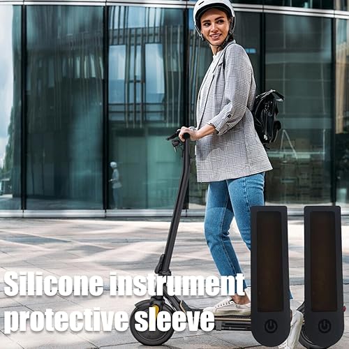 JTKREW Regenabdeckung und Silikonhülle für LED-Anzeige des Scooter Dashboards - Zubehör für Xiaomi/M365/Pro Elektroroller