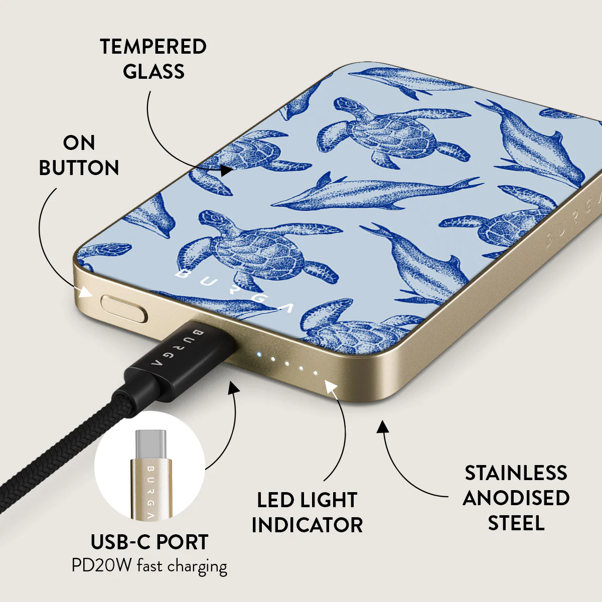 Aquatic Dance - Magnetic Power Bank