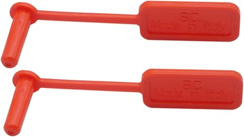 Flachberg 22 lfb lr Sicherheitsfahne Patronenlagersperre (2 Stück) Safety Flag Kaliber, Rot