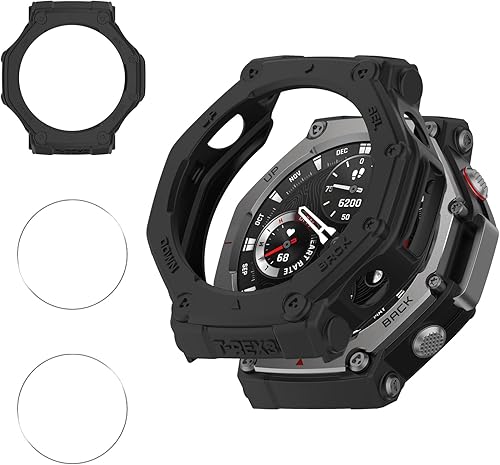 Haofun Hülle für Garmin Edge 1050 Silikonhülle, All-Inclusive Stoßfester Schutz mit Schlüsselring, Silikon Schutzhülle Skin - GPS Bike Zubehör für Garmin Edge 1050 Schutzhülle(Schwarz)