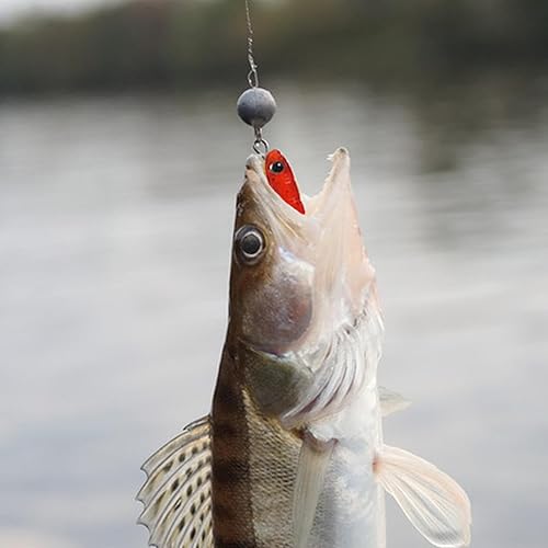 Yaztauho Forellenwurmköder, Weichköder-Angelwurm | Weichköder | Realistischer Regenwurm-Köder zum auf Barsch, Lachs, Süßwasser