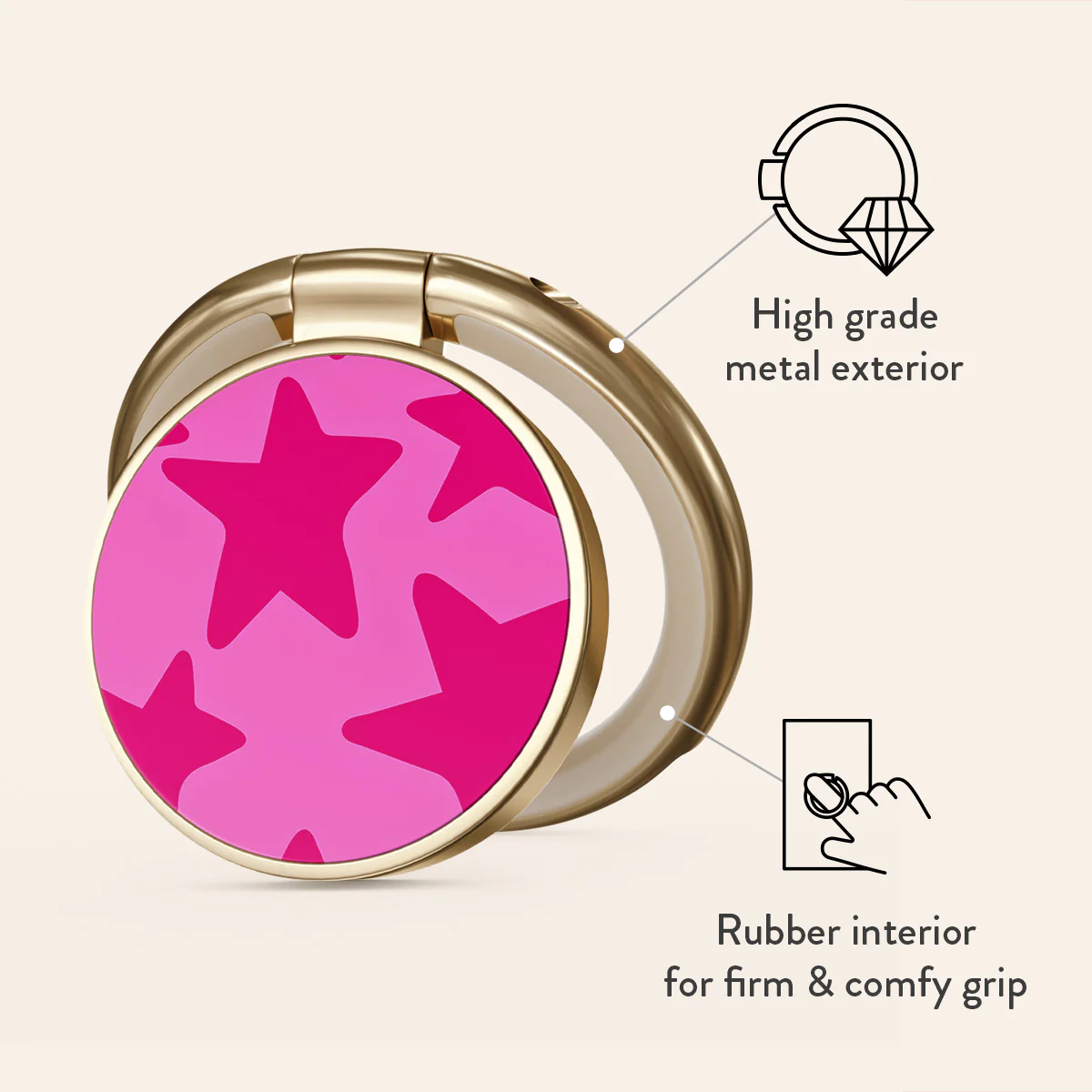 Let's Go Party - Adhesive Ring Holder