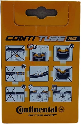 2X Schlauch Continental 33-622 (28x1.30) DV 40mm Dunlopventil +Reifenheber