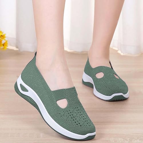 Orthopädische Schuhe Damen Weite H Krankenschwester Sommerschuhe Sommer Leicht Walkingschuhe Bequem Sneaker Atmungsaktives Vermascht Memory Schaum Sandalen Frauen