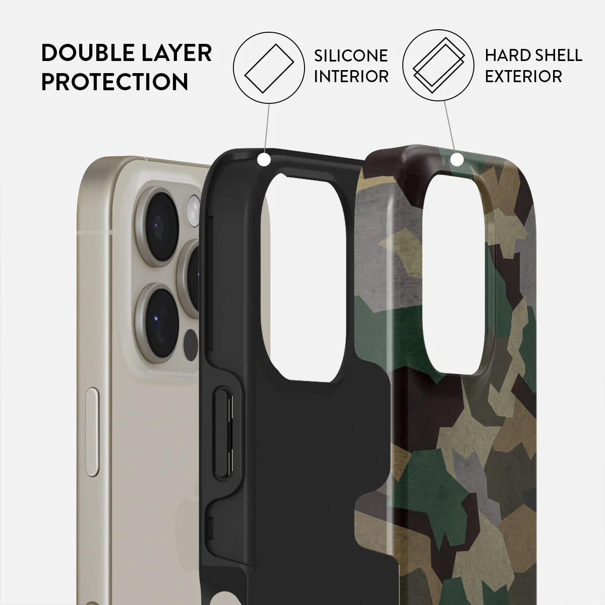 Tropical Green Camo - iPhone 16 Pro Max Case