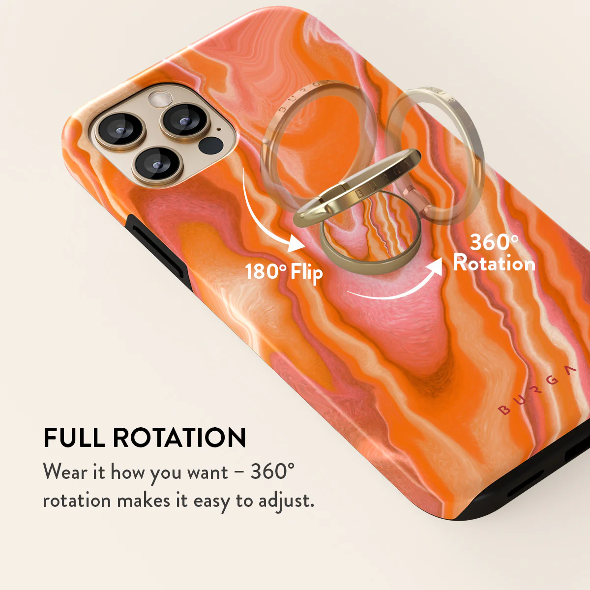 Retro Glow - Adhesive Ring Holder