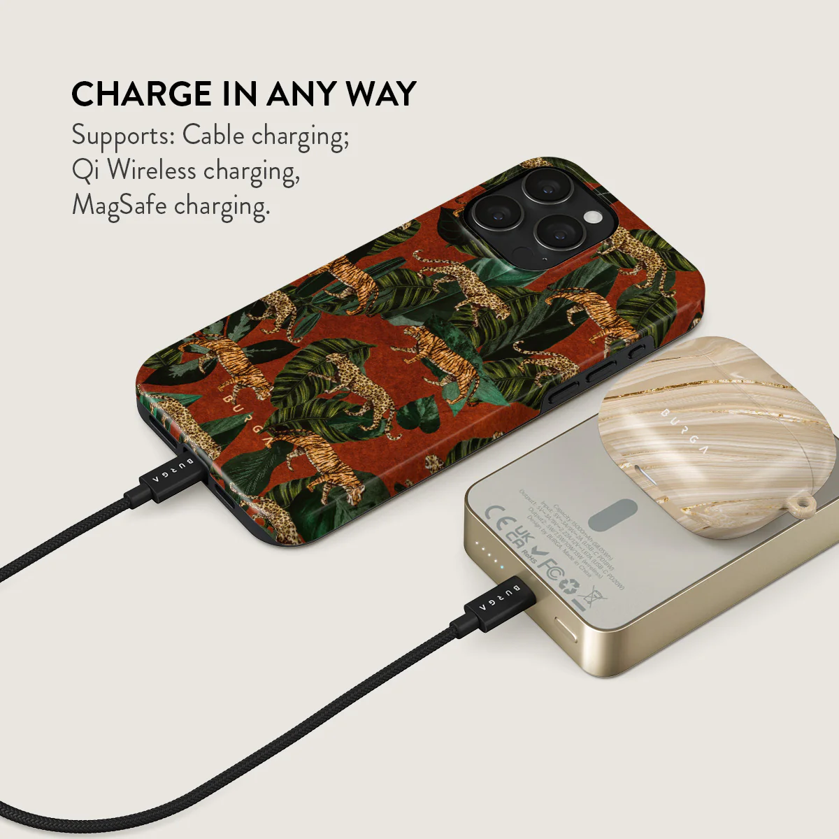 Morning Commute - Designer Magnetic Power Bank