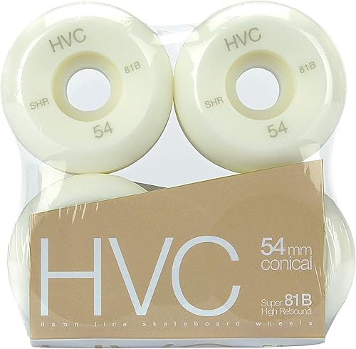 HVC Skateboard Rollen conical Skate Wheels 81b/101a (54 mm)