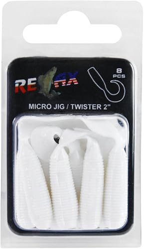 Relax Twister 2' 5 cm Barsch Forelle Döbel 8 Stück