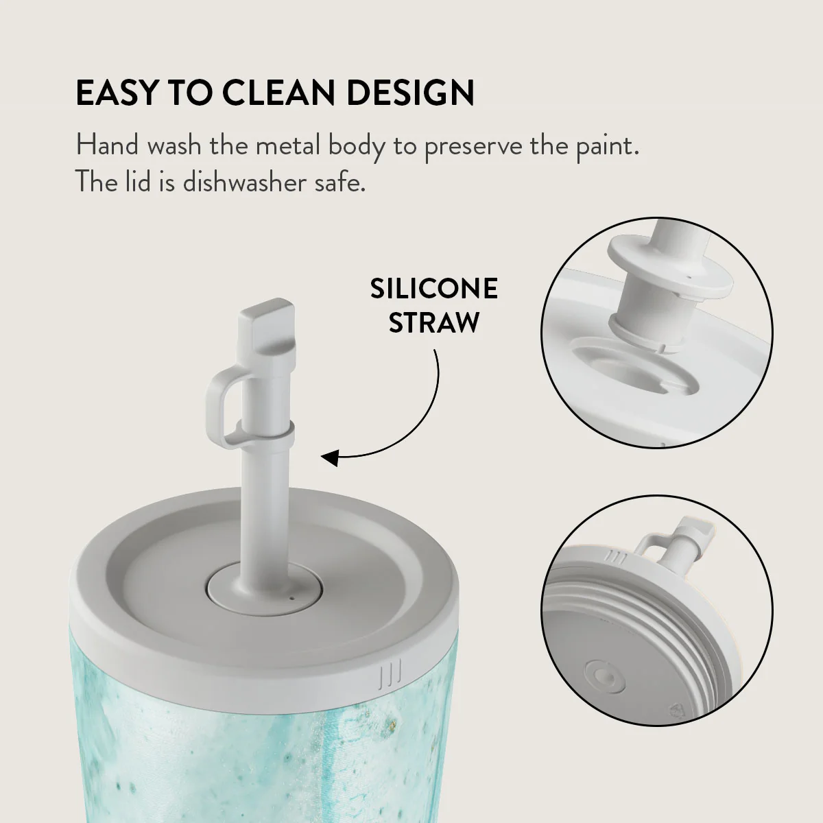 Uluwatu Waves - Teal Travel Mug