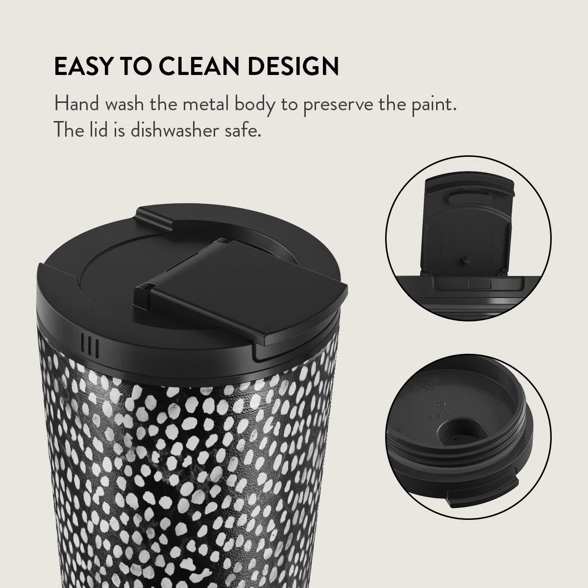 Night Sky - Dotted Travel Mug