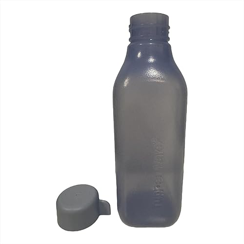 Tupperware to Go Eco 500ml EcoEasy Öko quadtratisch Flasche Drehverschluss für Kohlensäure geeignet lieferbar (lila flieder)