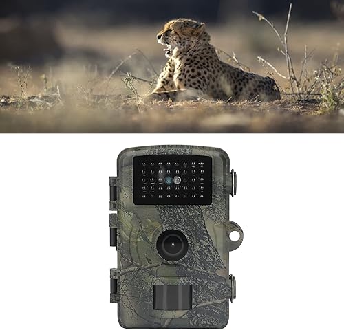 Fafeicy Wildlife Game Camera 16MP Jagd Trail Kamera IP66 Track Cam mit Nachtsicht und Bewegung für Wildtierbeobachtung Aktiviert