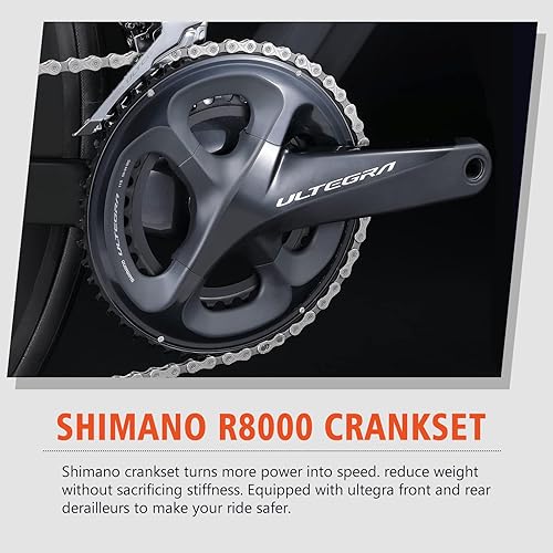 SAVADECK Gravel Bike Rennrad Carbon,R11 28 Zoll Rennrad 40c Reifen Carbon Rahmen Gabel Sattelstütze mit Shimano ULTEGAR R8000 22 Gänge und R8020 Scheibenbremse Carbon Fahrrad Herren Damen