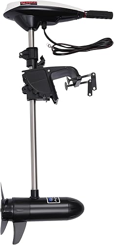 PUDLORP Elektromotor Bootsmotor-Elektrisch 12V 45LBS Außenbordmotor Außenborder Bootsmotor Fünf Vorwärtsgänge und zwei Rückwärtsgänge, Für alle Arten von kleinen Wasserfahr