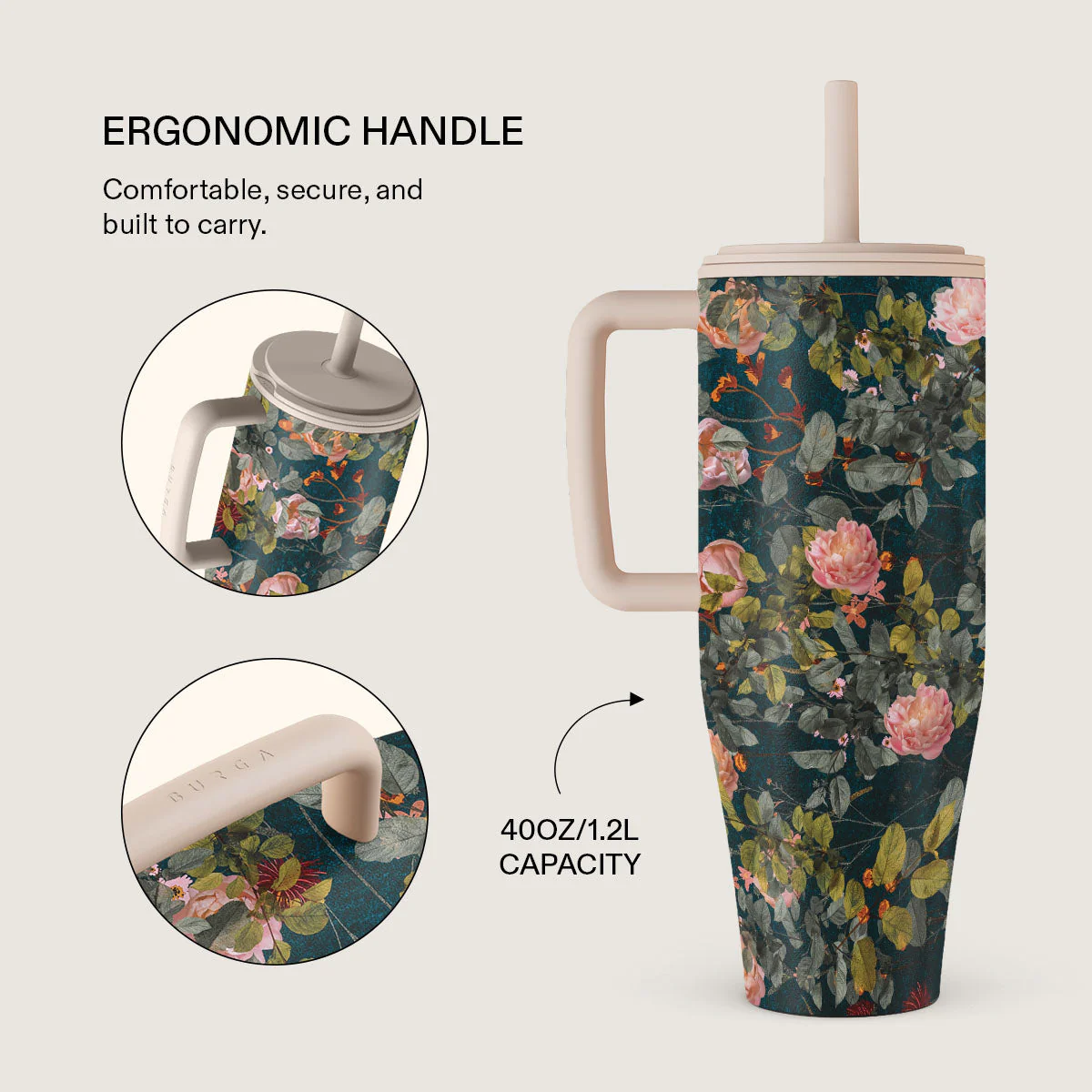 Bloomy Garden - Vintage All Day Leakproof Tumbler