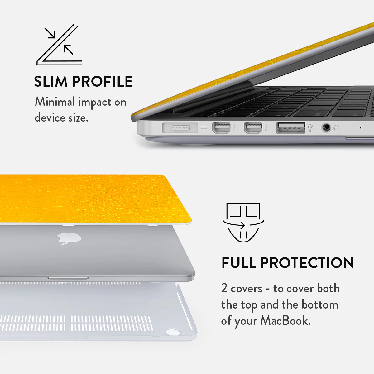 Canary Yellow - Macbook Case