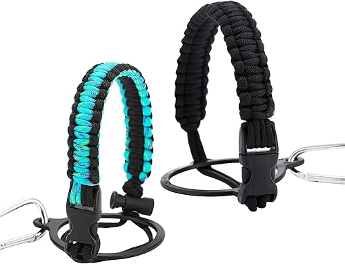 2 Stück Wasserflaschengurt Flaschenhalter zum Umhängen Flaschenhalter Gürtel Flaschenhalter Rucksack Getränkehalter Gürtel mit Karabiner Geeignet für den Alltag Wandern Camping Geschenke