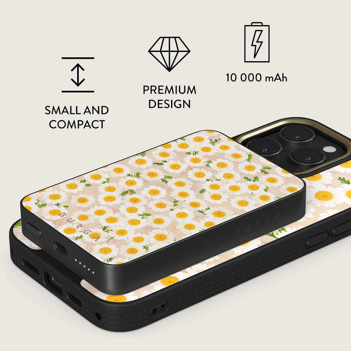 Pure Bliss - Daisy Magnetic Power Bank