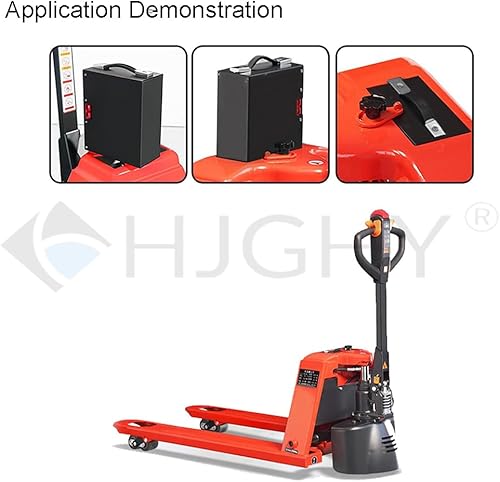 HJGHY 48V 10Ah 15Ah 20Ah 30Ah Elektrische Gabelstapler Lithium-Batterie Be- und Entladen LKW Hand Push Gabelstapler Elektrische Transporter Batterie