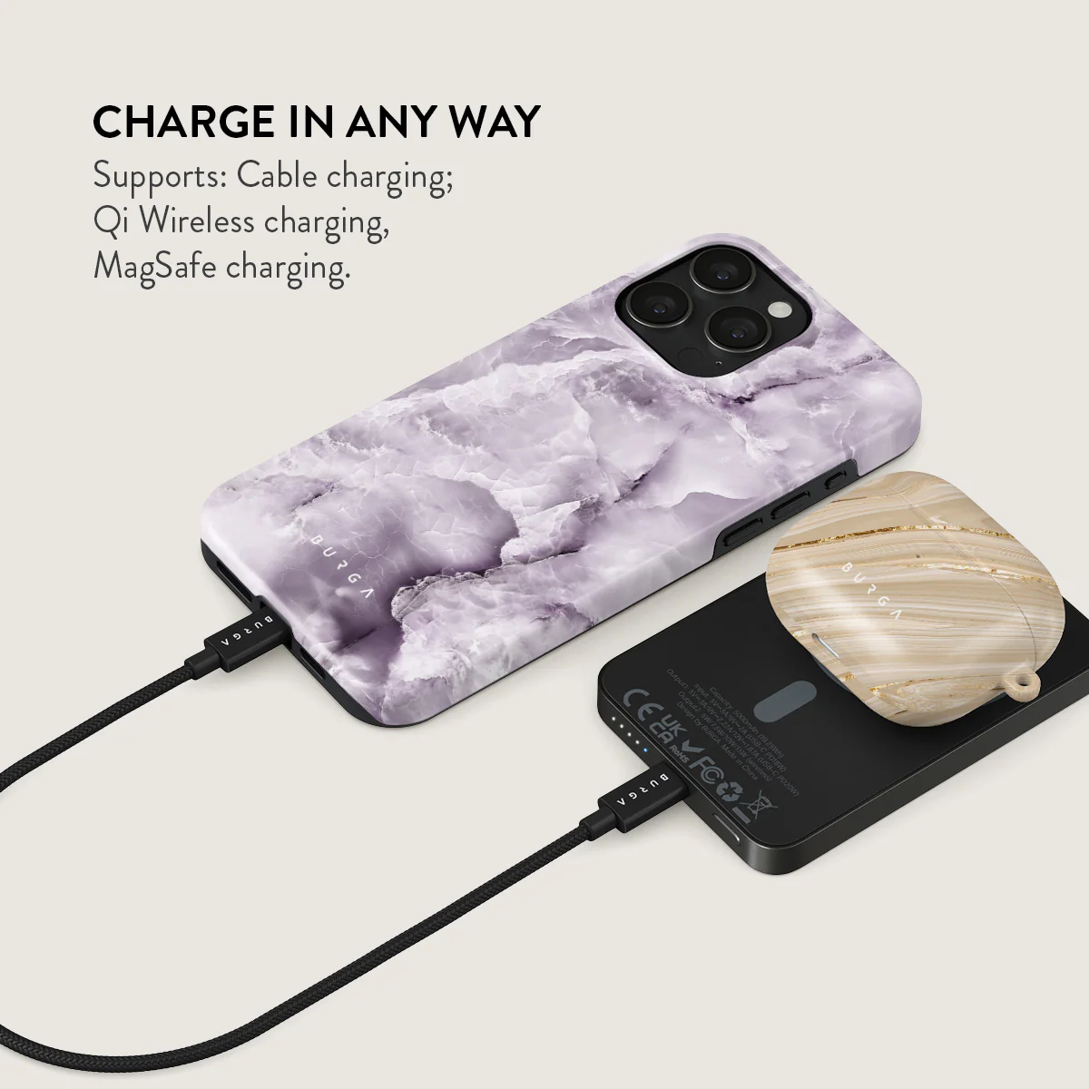 Black Currant - Magnetic Power Bank