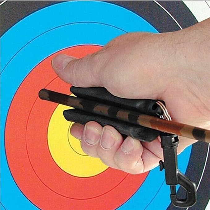 VORCOOL Anti-Rutsch Silikon-Pfeilzieher für Bogenschießen – Einfache Pfeilentfernung für Recurve-, Compound- und traditionelle Bögen (Schwarz)