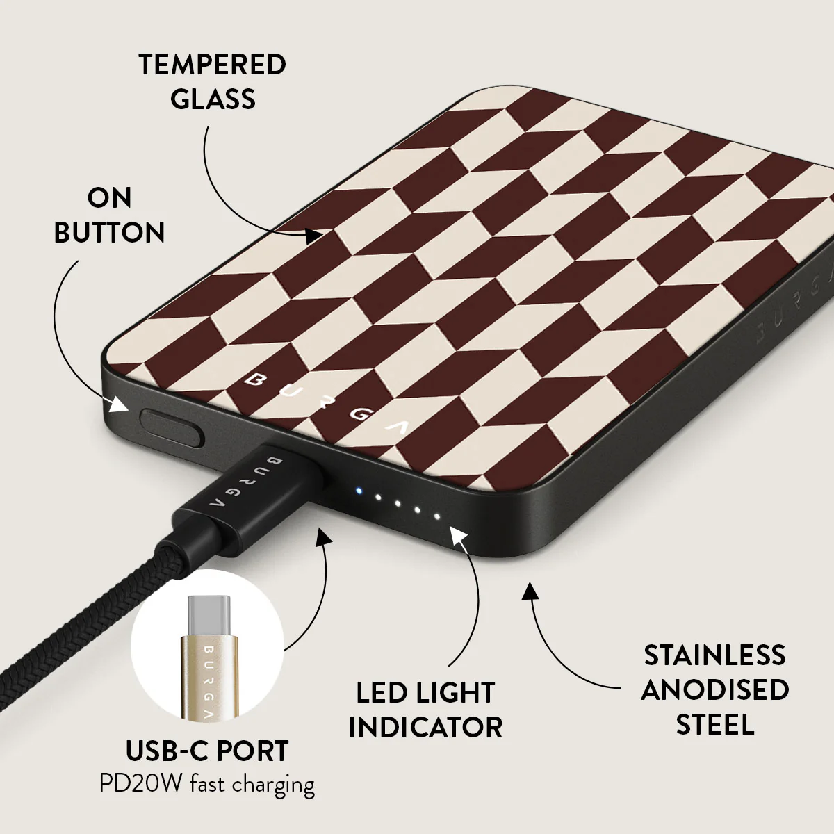 Etiquette - Magnetic Power Bank