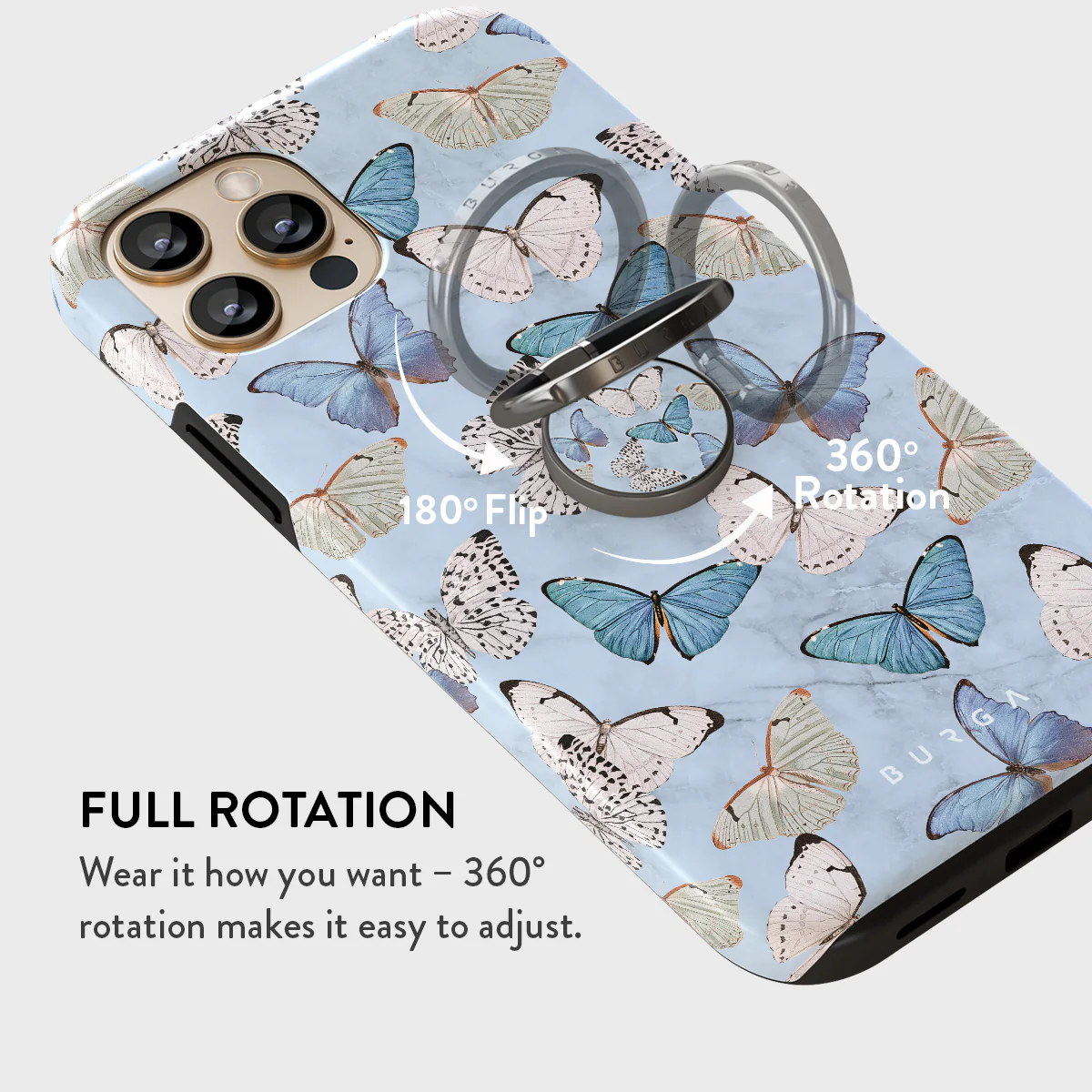 Give Me Butterflies - Adhesive Ring Holder