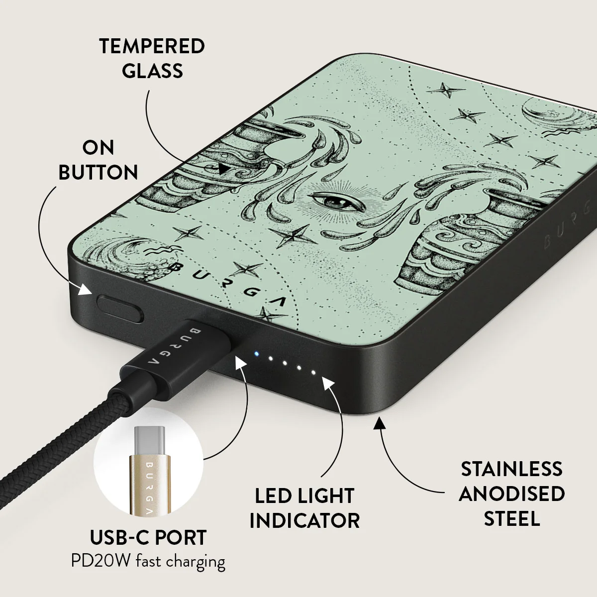 Aquarius - Magnetic Power Bank