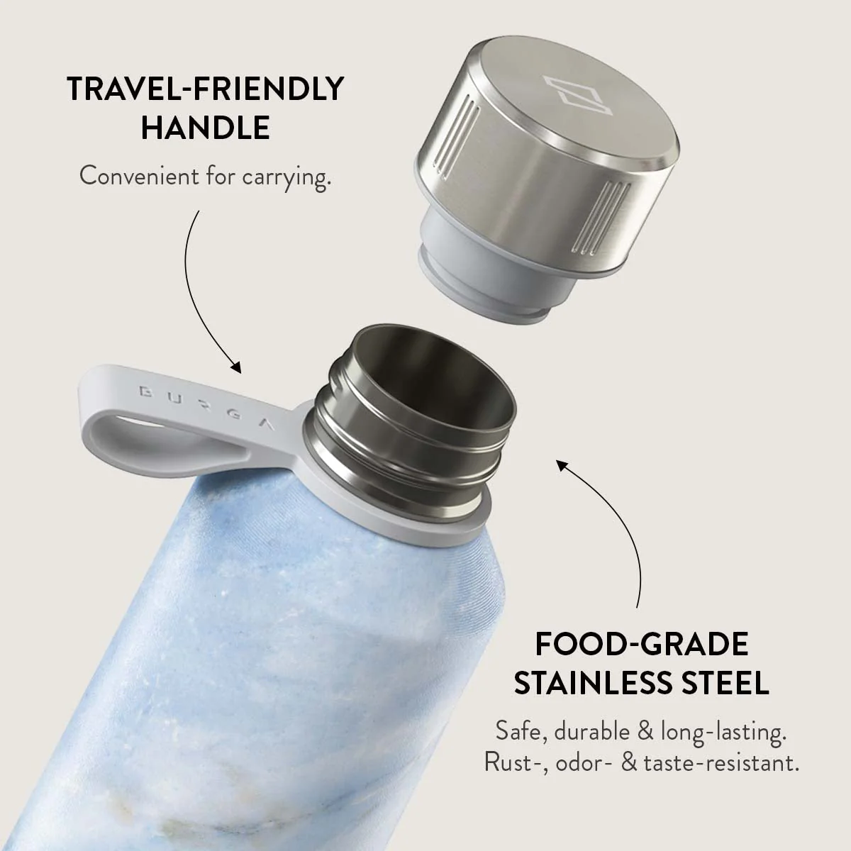 Fluffy Clouds - Water Bottle