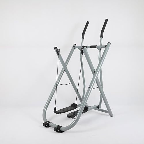 XFQZJG Zusammenklappbare Heimtrainer, Ellipsentrainer, Ellipsentrainer für den Heimgebrauch, Fitnessgeräte, Heimtrainer, Workout, Air Walker, Cardio-Dualtrainer, aufrecht für Heimtraining
