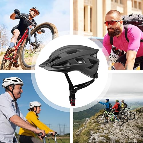 Fahrradhelm | Rennrad Helm Herren | Leichter Komfort Mountainbike-Helm Skateboard Helms | Leichter Und Gut Belüfteter Fahrradhelm Für Erwachsene | Helms Für Mountainbike Und Stadtverkehr