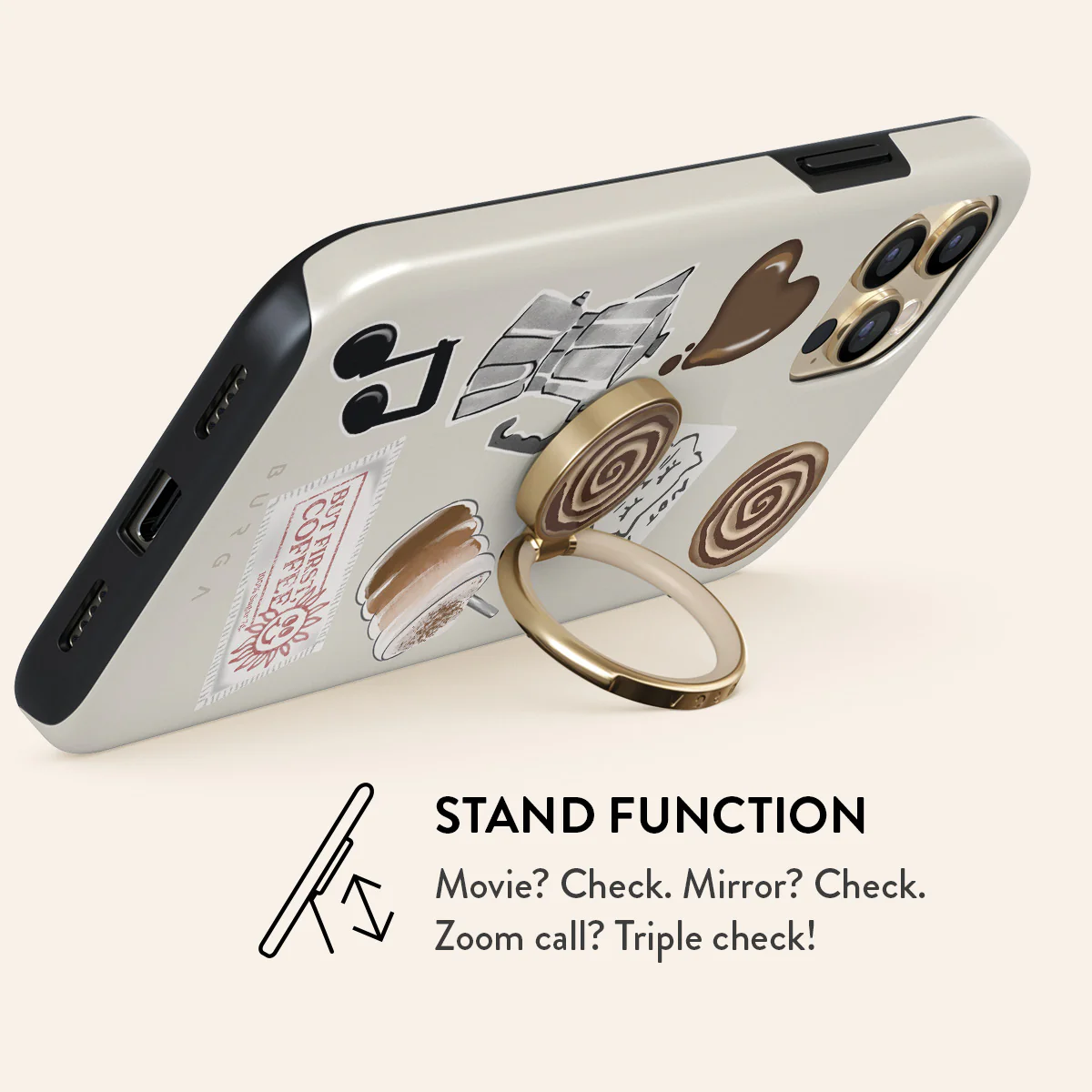 Oat Milk Please - Adhesive Ring Holder