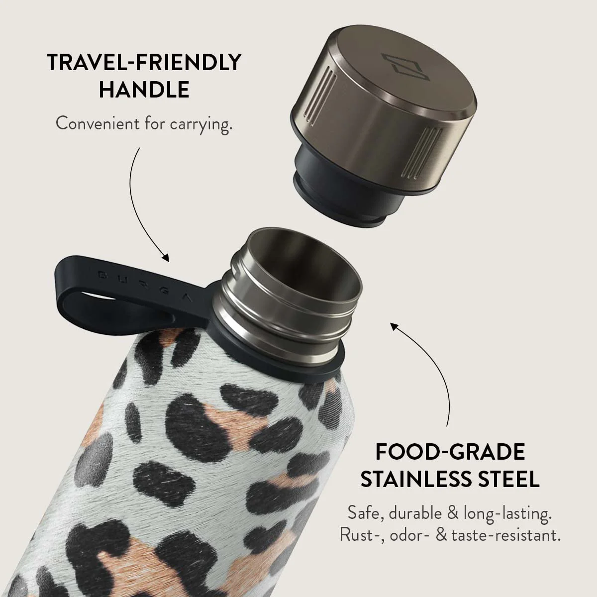 Baby Leo - Leopard Water Bottle