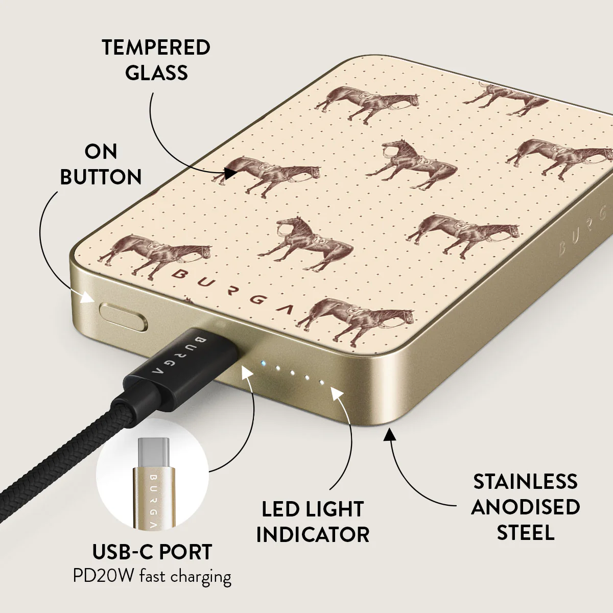 Wild West - Magnetic Power Bank