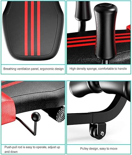 Rücken-Stretchbank mit zervikaler Traktion – Stretch-Maschine, Workout-Inversionstisch, Rücken-Stretchbank, Wirbelsäulen-Traktion, Lenden- und Halswirbelsäulenmassage