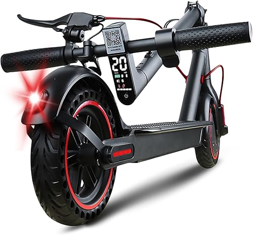QnQ E Scooter, 2025 8,5 Zoll Faltbarer Roller, 500 W/20 km/h Motor, 25 km Reichweite, pannensichere Wabenreifen, APP-Steuerung und LED-Anzeige, 36 V 7,5 Ah Akku, max. 120 kg