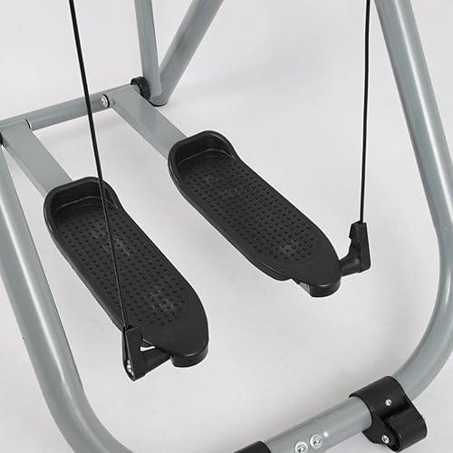 XFQZJG Zusammenklappbare Heimtrainer, Ellipsentrainer, Ellipsentrainer für den Heimgebrauch, Fitnessgeräte, Heimtrainer, Workout, Air Walker, Cardio-Dualtrainer, aufrecht für Heimtraining