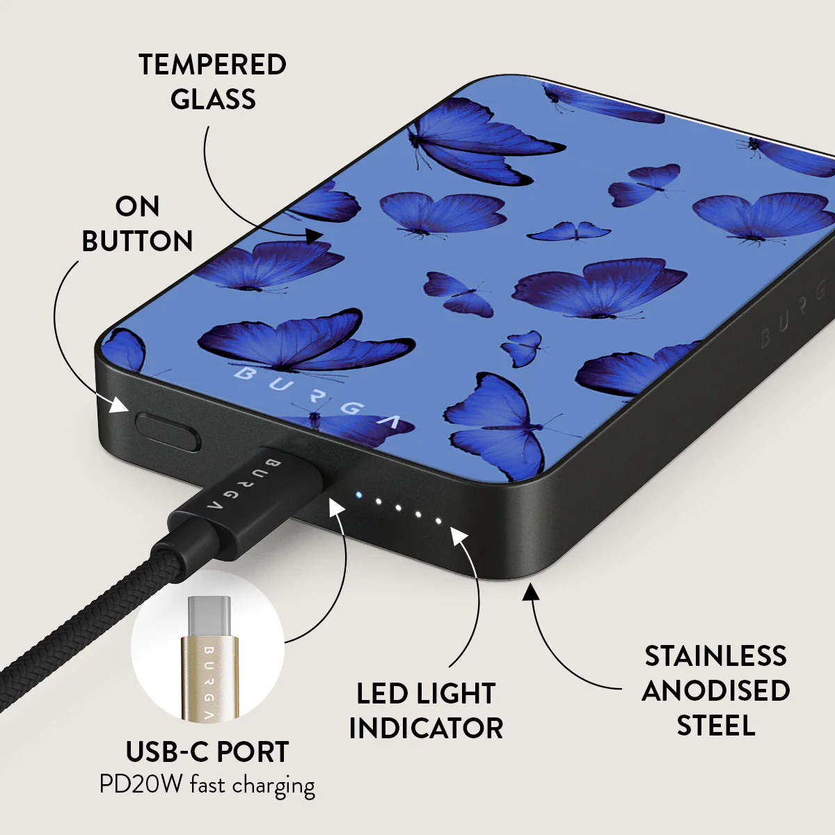 Spring Court - Magnetic Power Bank