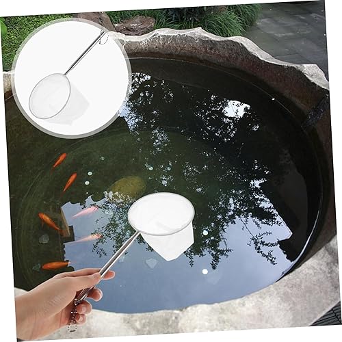 NAMOARLY Teleskopisches Aquarium Fischnetze Mit Feinem Netz Edelstahl Kescher Für Kleine Aquarien Ausziehbarer Griff Für Einfaches Fangen Und Reinigen Von Fischen Und Garnelen