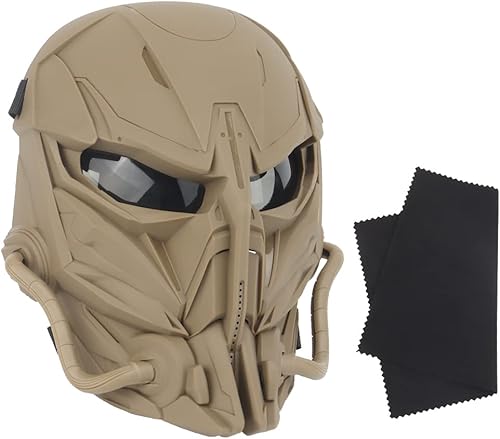 Airsoft Atmungsaktive Vollgesichtsmaske Taktische Schutzmaske mit Augenschutz