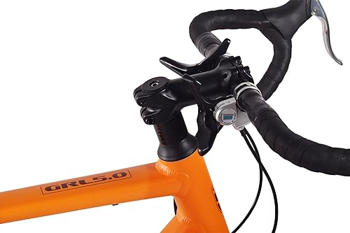 WYNN Gravelbike 28 Zoll GRL5.0 orange Rahmenhöhe 51/54/57/60 cm Damen Herren 14 Gänge