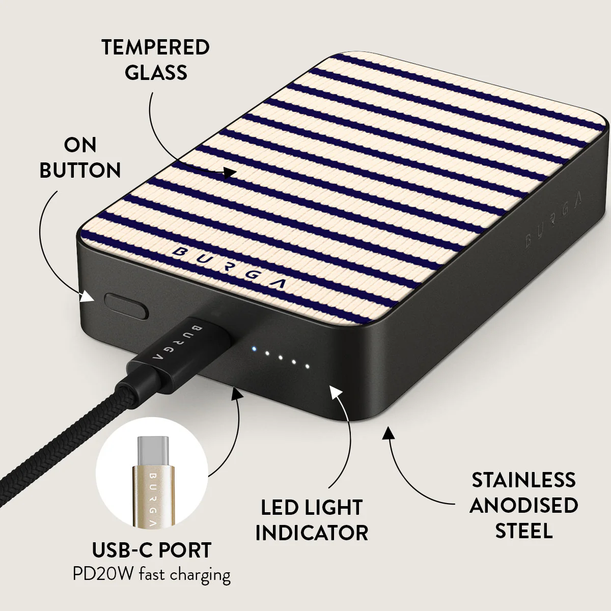 Old Money - Magnetic Power Bank